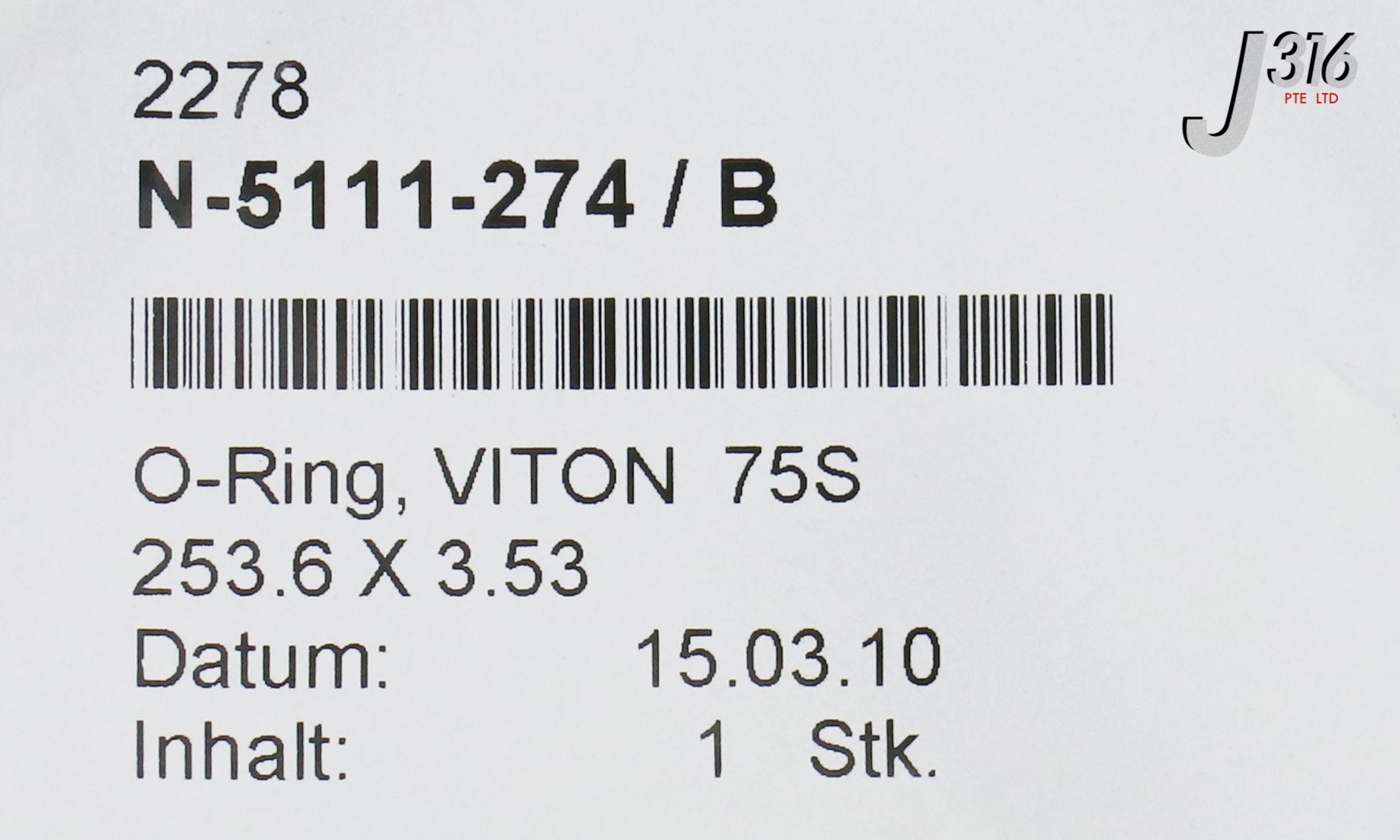 n.com様 24051 VAT SEAL KIT VACUUM, N-5100-275, N-5111-274 (NEW) 203883 | eBay